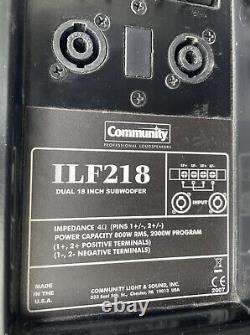 1 Community Light and Sound ILF218 iBox 2x18 Subwoofers Dual 18 1 Available