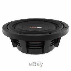 10 Shallow Mount Subwoofer 1000W Dual 4 Ohm Pro Audio Bass Speaker DS18 SW10D4