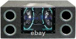 1000W Dual Bandpass Speaker System Car Audio Subwoofer with Neon Accent