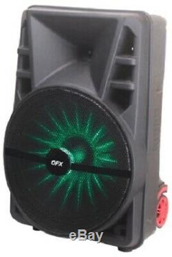 12 3600W Portable Bluetooth Speaker Sub woofer Heavy Bass Sound System Party