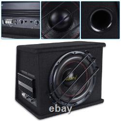 12 5800W Car Subwoofer+Sub Enclosure Speaker Sound System Car Audio Amplfier US