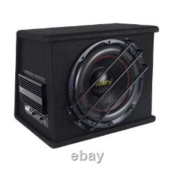 12 5800W Car Subwoofer+Sub Enclosure Speaker Sound System Car Audio Amplfier US