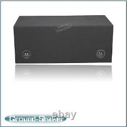 12 Dual Center Vented/ported sub box Subwoofer Enclosure Speaker box Car Audio