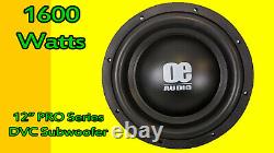 12 Inch Subwoofer 1600 Watts 4 Ohm Dual Voice Coil Bass Car Audio Sub Speaker