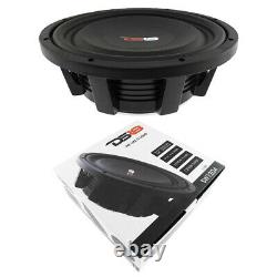 12 Shallow Mount Subwoofer 1200W Dual 4 Ohm Pro Audio Bass Speaker DS18 SW12D4