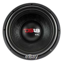 12 Subwoofer 2500W Max Dual 4 Ohm Car Audio Bass Speaker Sub DS18 EXL-X12.4D