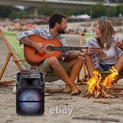 15 Portable Bluetooth Speaker Subwoofer Heavy Bass Sound Party System AUX & Mic