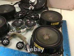 17-19 Jaguar XE Meridian Sound System Speakers & Tweeters and Subwoofer Set E P