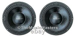(2) 12 inch Home Stereo Sound Studio WOOFER Subwoofer Speaker Bass Driver 8 Ohm