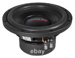 2 American Bass XO 1044 10 600 Watt Car Audio Subwoofers DVC 4-ohm Subs XO1044