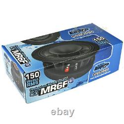 2 Audio Legion 6.5 Marine Pro Driver Coaxial Speakers 400 Watts Max MR6F Pair