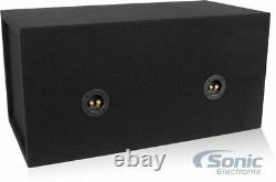 2 Boss Audio CXX124DVC 12 Subwoofer + Dual Sealed Sub Enclosure + Speaker Wire