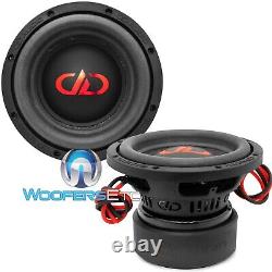 (2) DD AUDIO 1508d-D4 8 USA MADE 2400W DUAL 4-OHM SUBWOOFERS BASS SPEAKERS NEW