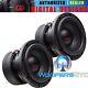 (2) Dd Audio 606d-d2 6.5 1500w Dual 2-ohm Subwoofers Power Tuned Bass Speakers