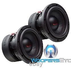 (2) DD AUDIO 606d-D4 6.5 1500W DUAL 4-OHM SUBWOOFERS POWER TUNED BASS SPEAKERS