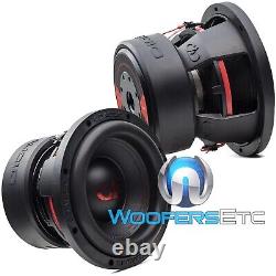 (2) DD AUDIO 608d-D4 8 WOOFERS 1800W DUAL 4-OHM SUBWOOFERS BASS SPEAKERS NEW