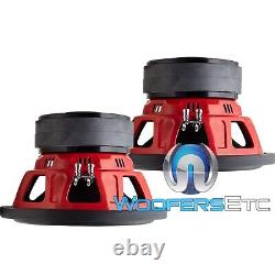 (2) DD AUDIO PSW10a-D4 10 WOOFERS 1800W DUAL 4-OHM CAR SUBWOOFERS BASS SPEAKERS