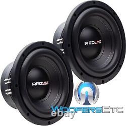 (2) DD Audio Sw08-d2 8 Woofers 600w Dual 2-ohm Car Subwoofers Bass Speakers New