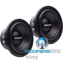 (2) DD Audio Sw08-d4 8 Woofers 600w Dual 4-ohm Car Subwoofers Bass Speakers New