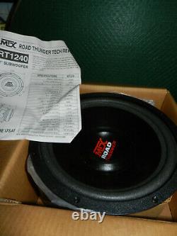 2 MTX RT1240 Audio Roadthunder 12 in Subwoofer Stereo Speakers NOS NEW