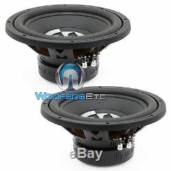 2 Memphis Pr12d4v2 Car Subs DVC 12 1200w Loud Pro Bass Subwoofers Speakers New