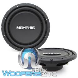 (2) Memphis Srxs1244 12 Dual 4-ohm Shallow Subwoofers Thin Bass Speakers New