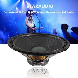 2 Pro 18 Audio Speaker Woofer PA 8 Ohm 3500W Subwoofers Replacement Bass Driver