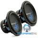 (2) Soundstream R3-12 Reference 12 3200w Max Dual 2-ohm Subwoofers Speakers New