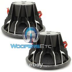 (2) Soundstream T5.154 Pro Subs 15 5200w Max Dual 4-ohm Subwoofers Speakers New