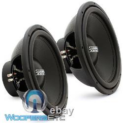 (2) Sundown Audio E-15 V4 D4 15 500w Rms Dual 4-ohm Car Subwoofers Speakers New