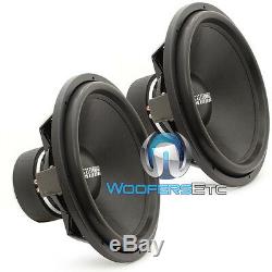 (2) Sundown Audio Sa-18 Rev3 D2 18 1500w Rms DVC 2-ohm Subwoofers Bass Speakers