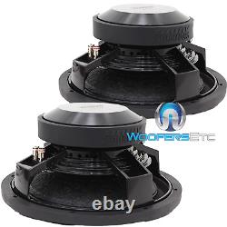 2 Sundown Audio Sld 10 D4 10 600w Rms Dual 4-ohm Shallow Subwoofers Speakers
