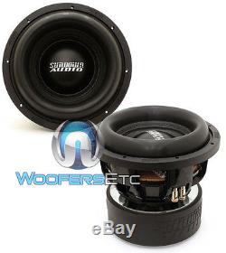 (2) Sundown Audio X-10 V. 2 D2 Revision 2 Pro 10 Dual 2-ohm 3000w Rms Subwoofers