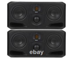 2x ADAM Audio S3H Premium Dual 7-Inch Woofer Horizontal Studio Monitor Speaker