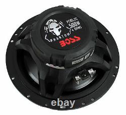 4 BOSS AUDIO PC65.2C 6.5 1000W Car 2 Way Component Speakers Audio Set PC652C