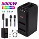 5000w Portable Bluetooth Speaker Subwoofer Heavy Bass Sound System +remote Lot