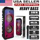 5100 Watt Bluetooth Speaker Dual 12in Sub Woofer Bass Stereo Sound Party System