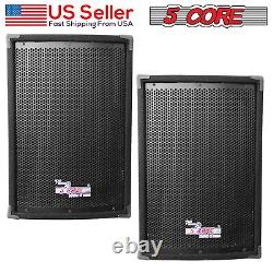 5Core 12 inch 2 Way PA System Stereo Speakers Surround Sound Stage Subwoofer