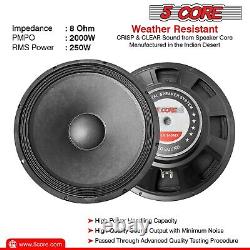 5Core 15 inch Subwoofer Replacement Raw Speaker 2000W Sub Woofer DJ PA Pro Audio