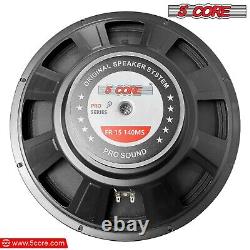 5Core 15 inch Subwoofer Replacement Raw Speaker 2000W Sub Woofer DJ PA Pro Audio