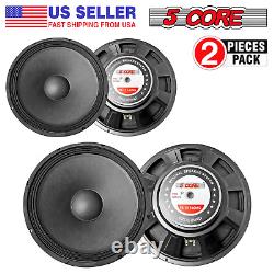 5Core 2 Pcs 15 inch 2000 W 8 ohm Voice Coil Subwoofer PA DJ Audio Pro Speaker