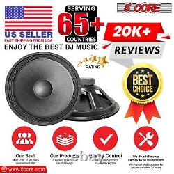 5Core 2 Pcs 15 inch 2000 W 8 ohm Voice Coil Subwoofer PA DJ Audio Pro Speaker