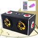600w Bluetooth Car Speaker 360° Heavy Bass Subwoofer Sound System Usb With Remote