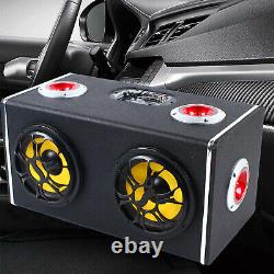 600W Wireless bluetooth Car Speaker Super Bass Subwoofer Surround Sound With RC