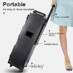7,000W Portable Bluetooth Speaker Sub Woofer Heavy Bass Sound System Party + Mic