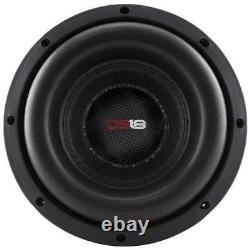 8 Subwoofer 3600W Dual 4 Ohm Car Audio Truck Bass Speaker Sub 2 Pair DS18 Z8