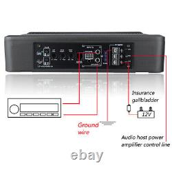 9 600W High Power Car Subwoofer Amplifier Bass HiFi Audio Speaker Ultrathin USA