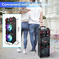 9000W Portable Bluetooth 5.0 Speaker Sub woofer Heavy Bass Sound Party System