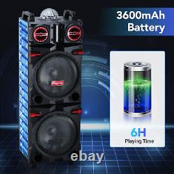 9000W Portable Bluetooth 5.0 Speaker Sub woofer Heavy Bass Sound Party System