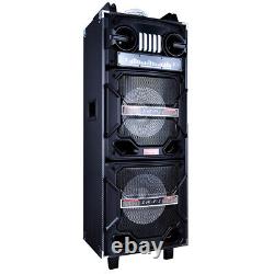 9000W Portable Bluetooth Speaker 10 Heavy Bass Subwoofer Sound System Party+Mic